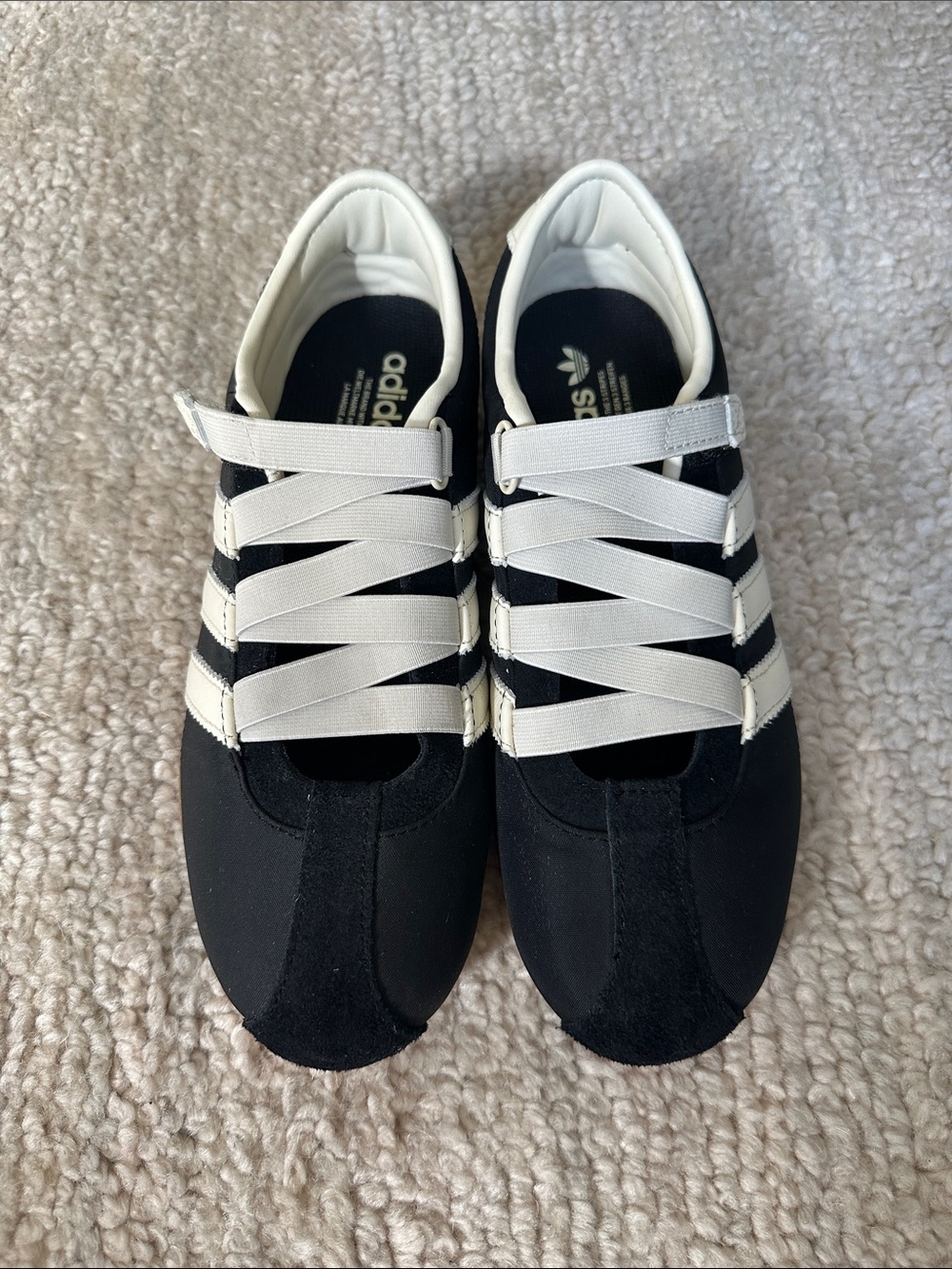 adidas Tokyo Mary Jane Shoes black/cream 8.5W US